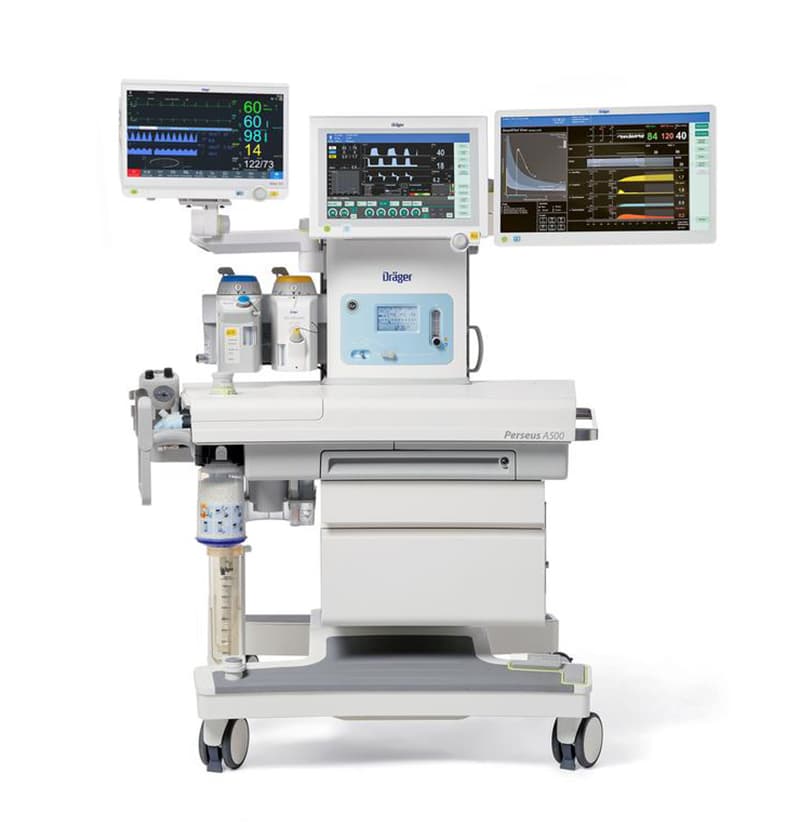 The Dräger Perseus A500 Anesthesia workstation
