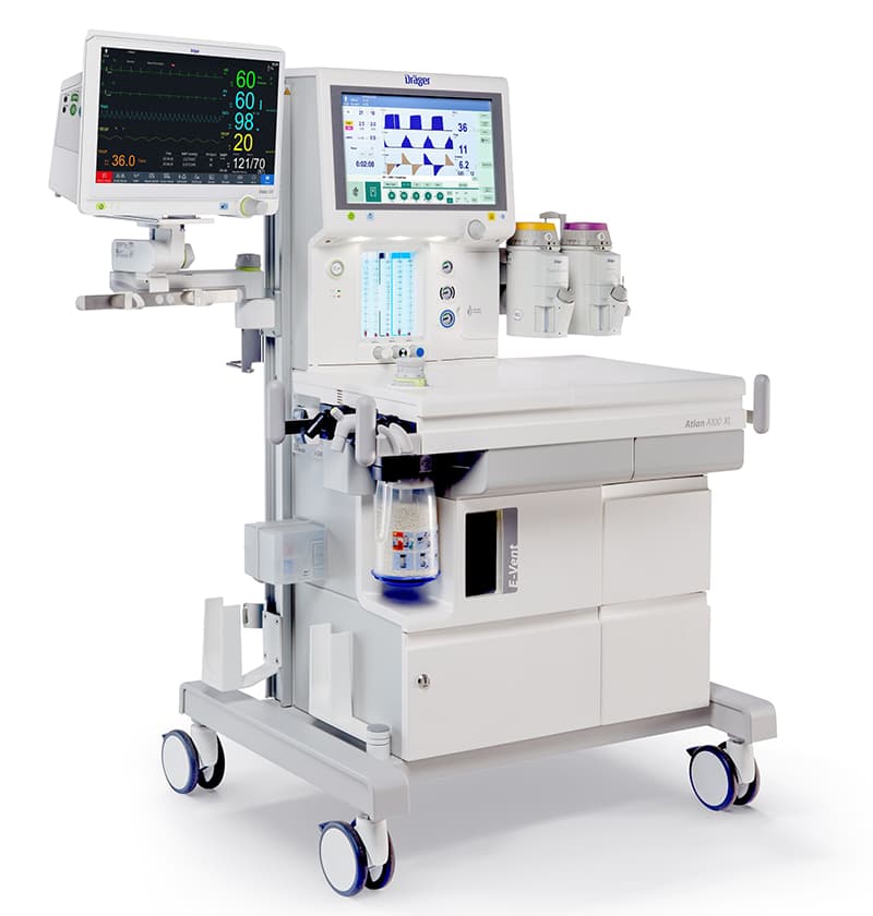 The Dräger Atlan A100/XL Anesthesia workstation