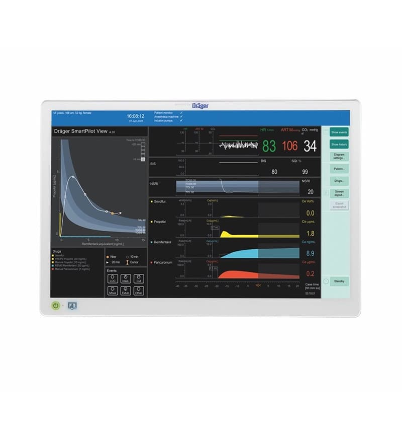 Програмний продукт для підтримки анестезіі Dräger SmartPilot View