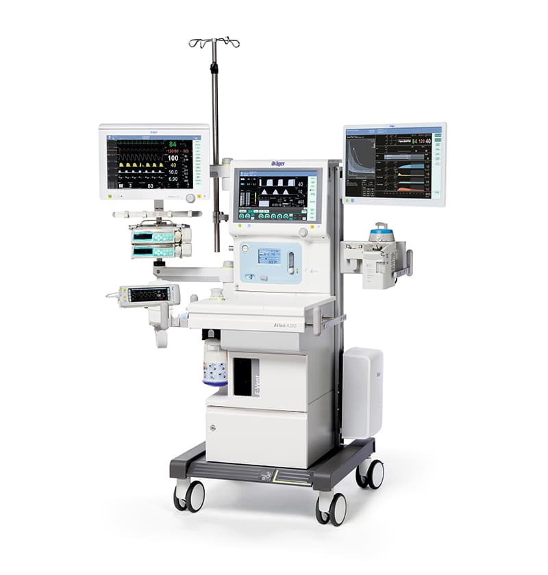 The Dräger Atlan A350/A350XL Anesthesia workstation