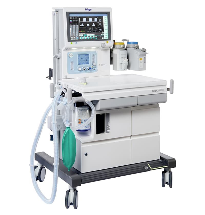 The Dräger Atlan A300/A300XL Anesthesia workstation
